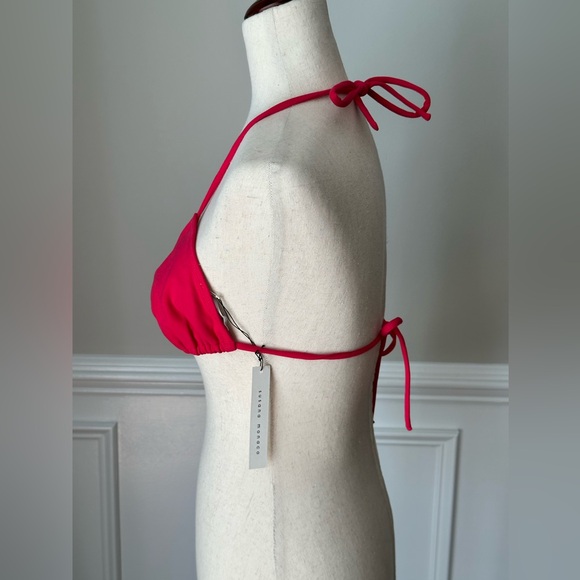 Susana Monaco Tie String Bikini Top size Medium NWT - Picture 5 of 8